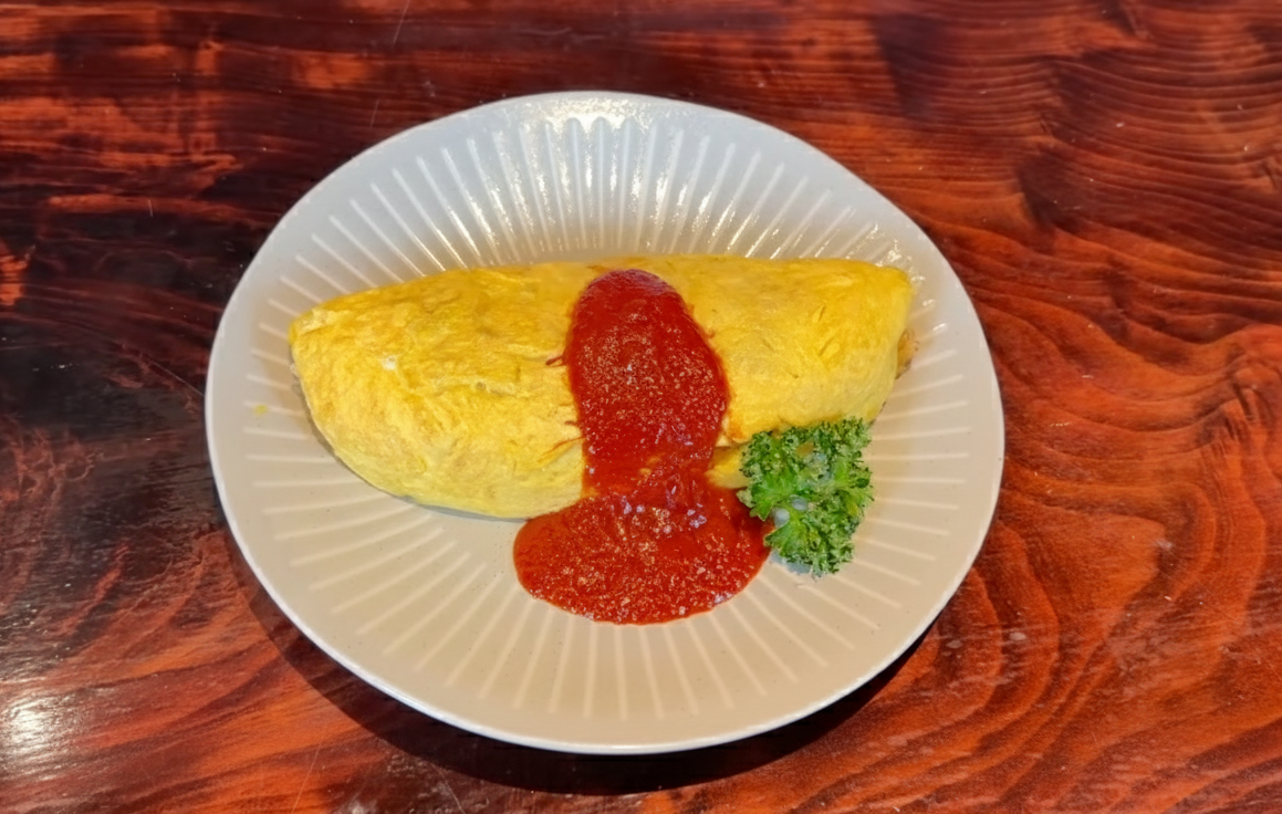 昔懐かし！固め卵で包んだオムライスの作り方【人気レシピ動画書き起こし】