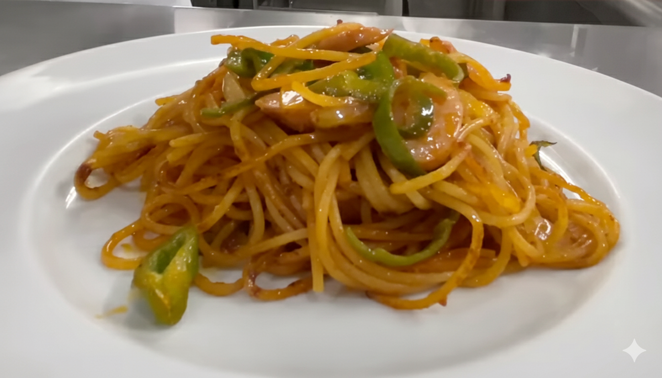 パスタ世界一が作る絶品ナポリタン